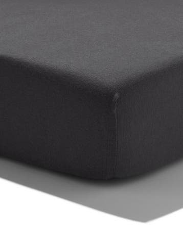 HEMA Topper hoeslaken 180x220cm jersey donkergrijs, Verzenden, Nieuw