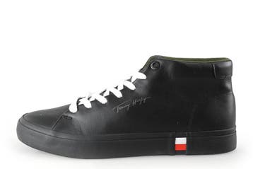 Tommy Hilfiger Hoge sneakers in maat 42 Zwart, Verzenden, Zwart, Tommy Hilfiger, Sneakers of Gympen