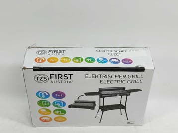 TZS First Austria Barbecue Elektrisch - 2200W -, Verzenden, Nieuw