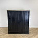 roldeurkast vv 2 legborden en sleutel (hxbxd) 138x120x43 cm,, Ophalen of Verzenden, Gebruikt