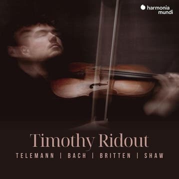 cd - timothy ridout - TELEMANN - BACH - BRITTEN - SHAW (n..., Verzenden, Zo goed als nieuw