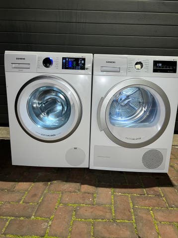 TOPSET! SIEMENS 8KG IDOS WASMACHINE SIEMENS 8KG WPDROGER!, Witgoed en Apparatuur, Energieklasse A of zuiniger, 1200 tot 1600 toeren