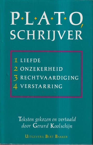 PLATO,SCHRIJVER - Plato 9789035104839, Verzenden, Gelezen, Plato