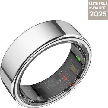 2dekans | Focus® S1 Slimme Ring - Grijs - Maat 11 - Hartslag, Sport en Fitness, Hartslagmeters, Ophalen of Verzenden, Zo goed als nieuw