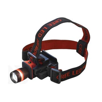 Hoofdlamp Lighthouse 100 lumen CREE 3 Watt (Zaklampen), Verzenden, Nieuw