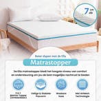 2dekans | EL-Life Topper 180x210 cm - Matras Topdekmatras -, Ophalen of Verzenden, Zo goed als nieuw