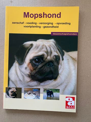 Handboek - De Mopshond - in nieuwstaat, Ophalen of Verzenden, Zo goed als nieuw, Honden