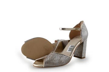 Manfield Sandalen in maat 38 Goud, Overige kleuren, Verzenden, Sandalen of Muiltjes, Zo goed als nieuw