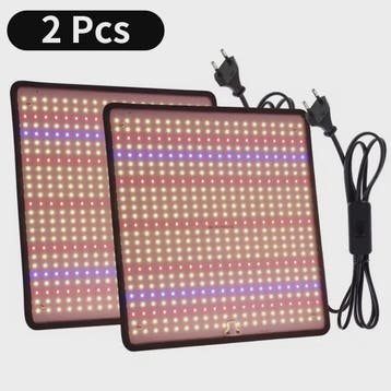 2x LED Groeilamp Full Spectrum 1200W - Professionele Kweekve, Verzenden, Nieuw