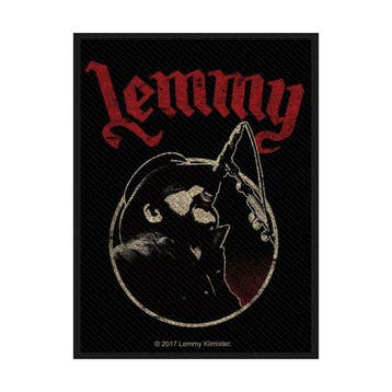 Lemmy Motörhead - Microphone - patch officiële merchandise, Ophalen of Verzenden, Nieuw, Kleding