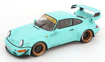 GT Spirit 1:12 - Modelauto - Porsche 911 964 RWB Tiffany -, Hobby en Vrije tijd, Nieuw