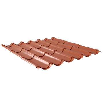 Dakpanplaten met anti-drup viltlaag | 0,50 mm | 13 kleuren, Dakplaat of Dakpanplaat, Overige kleuren, Verzenden, Nieuw