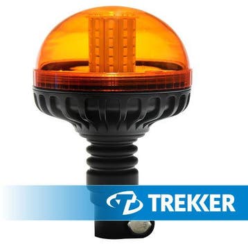 LED zwaailamp rood flexibele DIN-montage 12/24V R10, Verzenden, Nieuw
