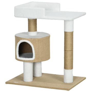TRUUSK Krabpaal 79cm voor Kleine Katten - Met Kattenhol &amp, Verzenden, Nieuw