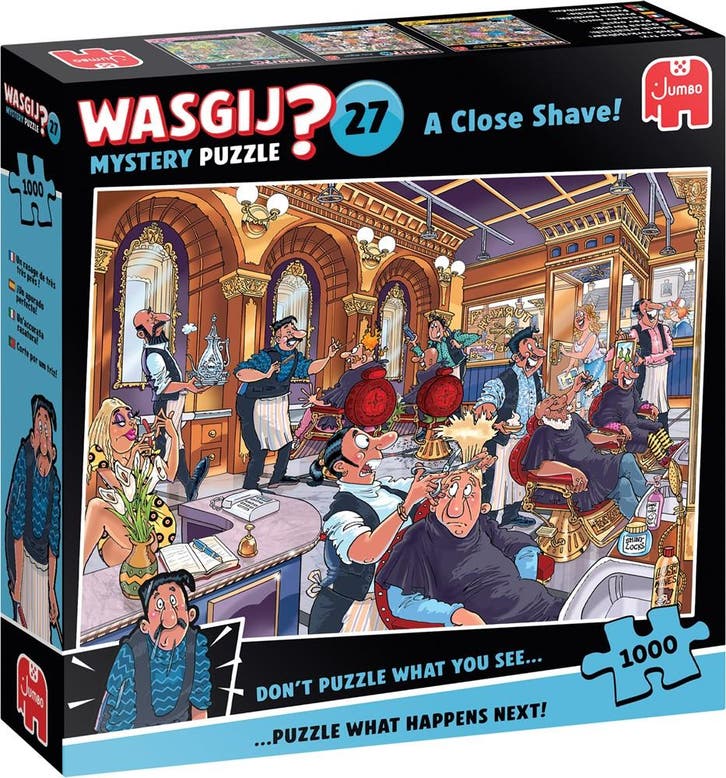 Wasgij Mystery 27 - Vlam In De Pan! Puzzel (1000 stukjes) |, Hobby en Vrije tijd, Denksport en Puzzels, Nieuw, Verzenden
