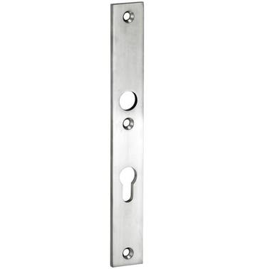SKG3 rechthoekig smal schild PC72 binnen mat nikkel ongelakt, Verzenden, Nieuw