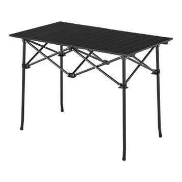 Tuintafel Castilenti klaptafel 94x55x68 cm zwart [en.casa], Verzenden, Nieuw