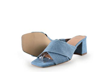 Manfield Muiltjes in maat 37 Blauw, Overige typen, Zo goed als nieuw, Manfield, Verzenden