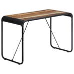 Eettafel 118x60x76 cm massief gerecycled hout, Huis en Inrichting, Tafels | Eettafels, Verzenden, Nieuw