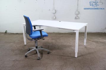 Febru bureau tweedehands, wit, cockpitmodel, handmatig, Overige typen, Gebruikt, Verzenden, Overige merken
