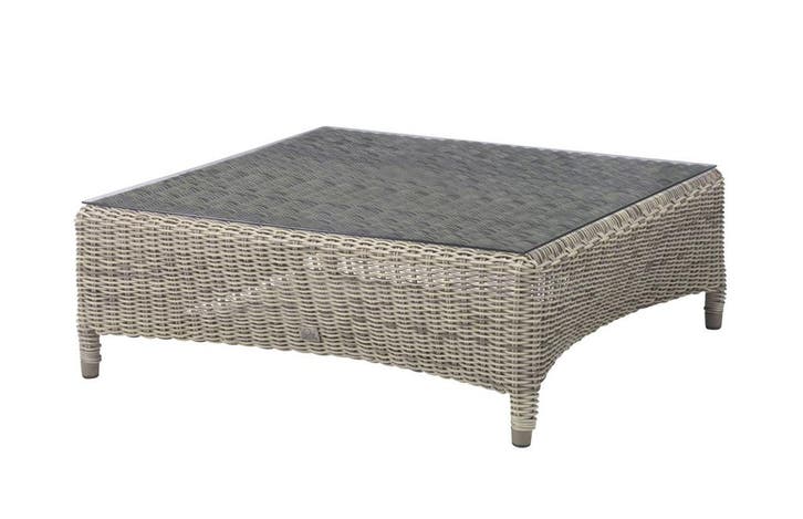 4 Seasons Outdoor Valentine loungetafel 100 x 100 cm pure |, Tuin en Terras, Tuinsets en Loungesets, Ophalen of Verzenden