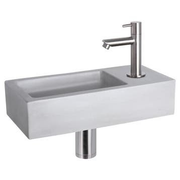 Fonteinset Differnz Ravo Beton 38.5x18.5x9 cm Licht Grijs, Ophalen of Verzenden, Nieuw, Overige typen