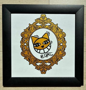 M.Chat (Thoma Vuille) (1977) - Le Chat doré dans son cadre