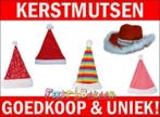 Kerstmutsen Kerstmuts vele modellen | Kerst muts goedkoop!, Ophalen of Verzenden, Nieuw