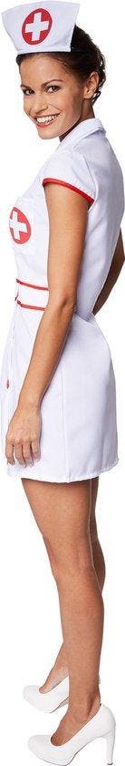 2dekans | Dressforfun Vrouwenkostuum sexy verpleegster L -, Hobby en Vrije tijd, Ophalen of Verzenden, Zo goed als nieuw