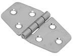 DX Klepscharnier rvs gepolijst vaste pen 40x70 mm, Verzenden, Nieuw