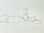 Walt Disney - Vintage Goofy productietekening - Made by, Verzamelen, Disney, Nieuw