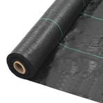 vidaXL Worteldoek 2x50 m PP zwart, Verzenden, Nieuw