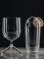 4x tripod glass & 4x small jug - Drinkset (8) - unieke