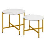 LIVSK Salontafel Set - Stapelbare Ronde Tafels - Duurzaam Me, Verzenden