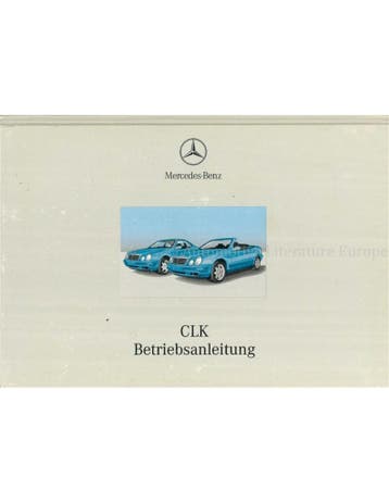 1999 MERCEDES BENZ CLK KLASSE INSTRUCTIEBOEKJE DUITS, Auto diversen, Handleidingen en Instructieboekjes