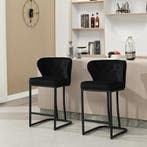24goodz Barkruk met Rugleuning - Ergonomisch Ontwerp - Comfo, Verzenden, Nieuw
