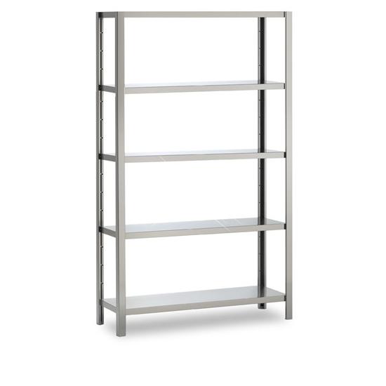 Rvs stelling 5 hoog 1500x500x2000 mm, Zakelijke goederen, Horeca | Meubilair en Inrichting, Nieuw in verpakking, Verzenden