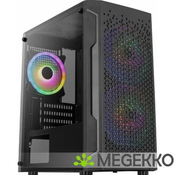 Aerocool Trinity Mini Tower Zwart, Computers en Software, Computerbehuizingen, Verzenden, Nieuw