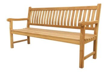 VDG Teakhouten tuinbank Patrick - 180 cm., Verzenden, Nieuw, Hout