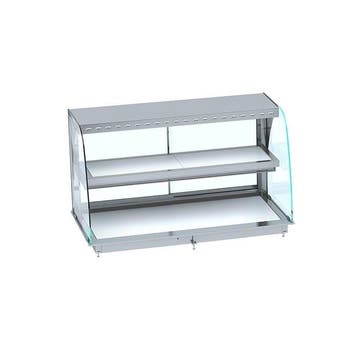 Warmhoud vitrine gebogen | Wit  | 30 tot 120ºC Combisteel, Verzenden, Nieuw in verpakking