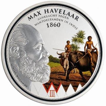 Nederland. Willem III. Medal Max Havelaar - AANKLACHT TEGEN