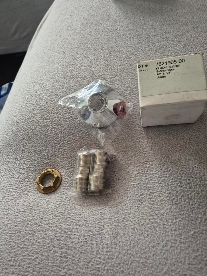 Koppeling seten set rozetten, Doe-het-zelf en Verbouw, Sanitair, Nieuw, Verzenden