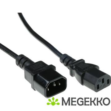 ACT Netsnoer C13 - C14 zwart 4 m, Verzenden, Nieuw