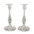 Walker & Hall, Sheffield - Kaarsenhouder (2) - .925 zilver -