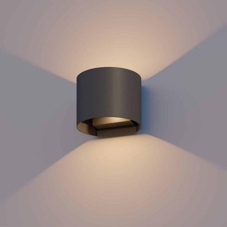 Calex LED Wandlamp Verona - Oval - LED Up &amp; Down -, Huis en Inrichting, Lampen | Wandlampen, Zo goed als nieuw, Ophalen of Verzenden