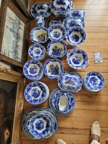 Viellard Bordeaux - Tafelservies (115) - Porselein - Oude, Antiek en Kunst