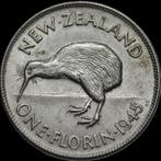 Nieuw-Zeeland. George VI. Florin 1945 (Zonder minimumprijs)