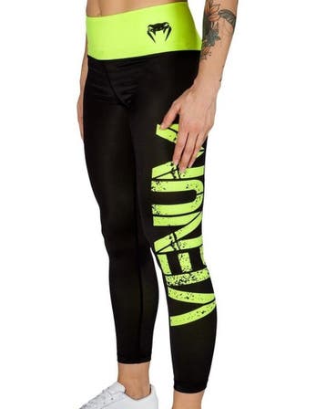 Venum Dames Power Sport Legging Zwart Neo Geel, Ophalen of Verzenden, Nieuw