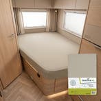 Jersey hoeslaken Frans bed wit,lichtgrijs,zand of antraciet, Eenpersoons, Verzenden, Nieuw, Wit