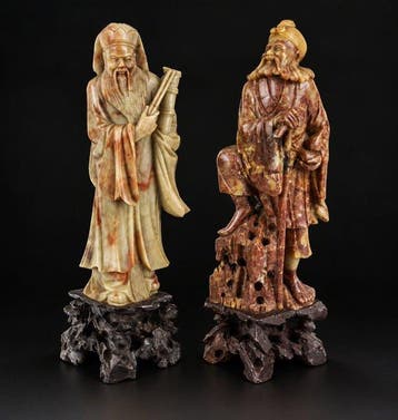 Figuur - Shoushan Stone - Steen - China - Qing Dynastie